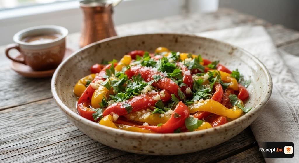 Salata od pečenih paprika